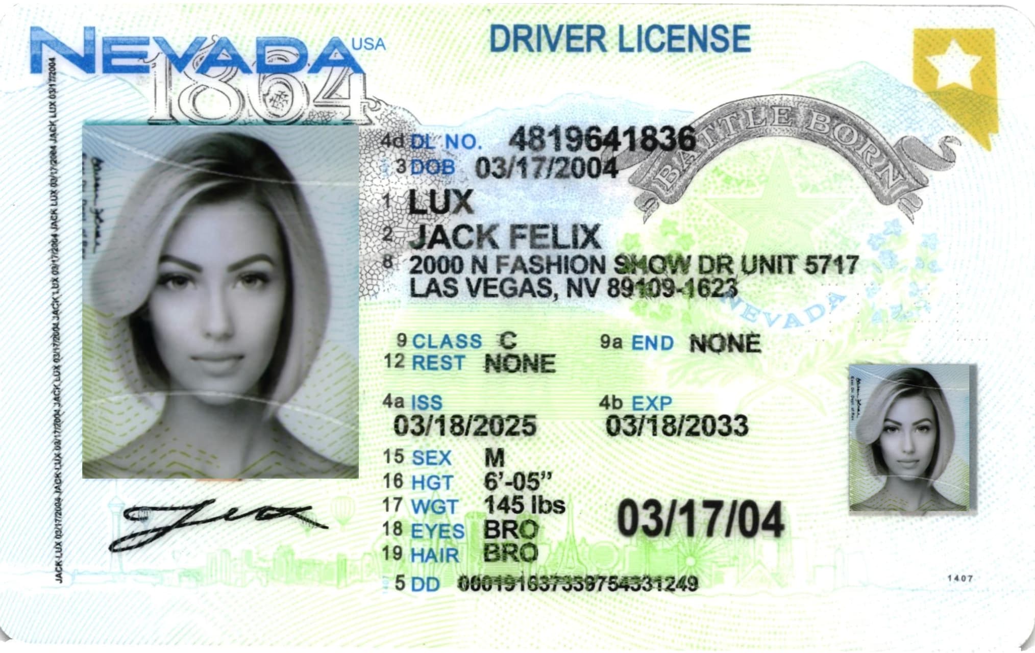 NV-Nevada Fake ID-(NEW)
