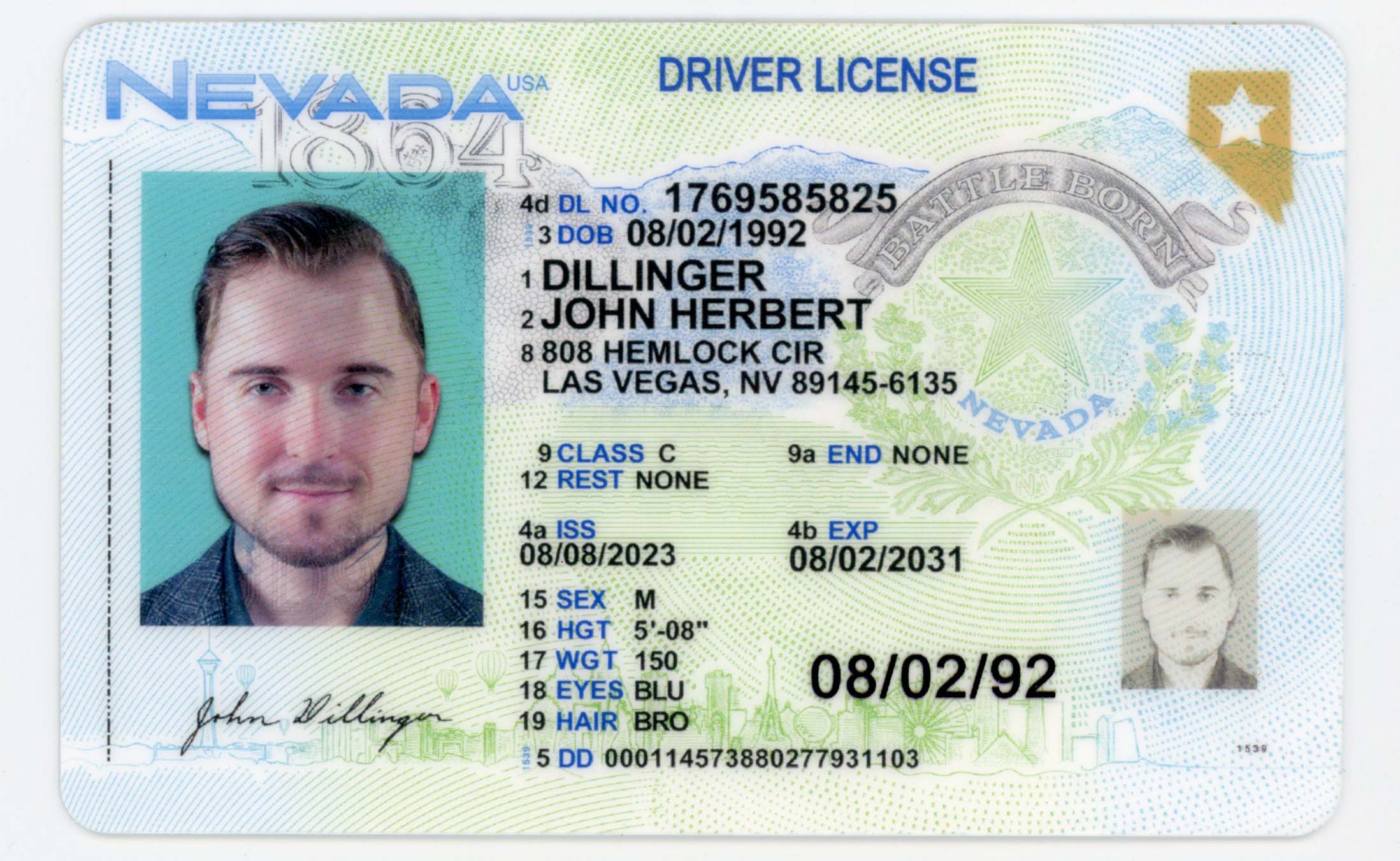 Nevada Driver License